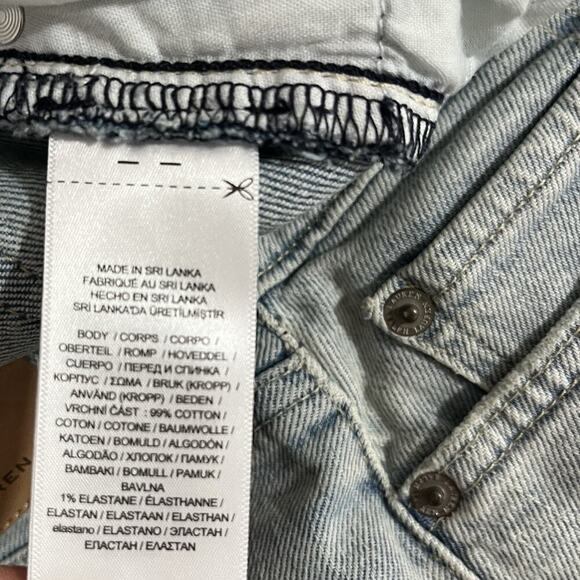 Lauren Ralph Lauren Womens High Rise Cutoff Denim Shorts Size 8 Light Wash NWT - Picture 7 of 8